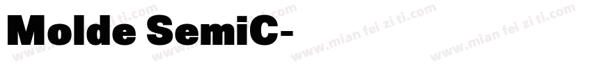 Molde SemiC字体转换